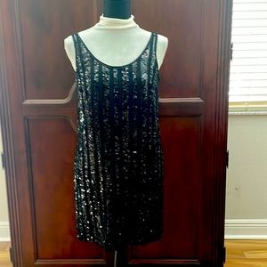 INC international concepts size 4. 100% silk/polyester sequins cocktail dress